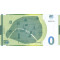 0 Euro biljet Notre-Dame Paris